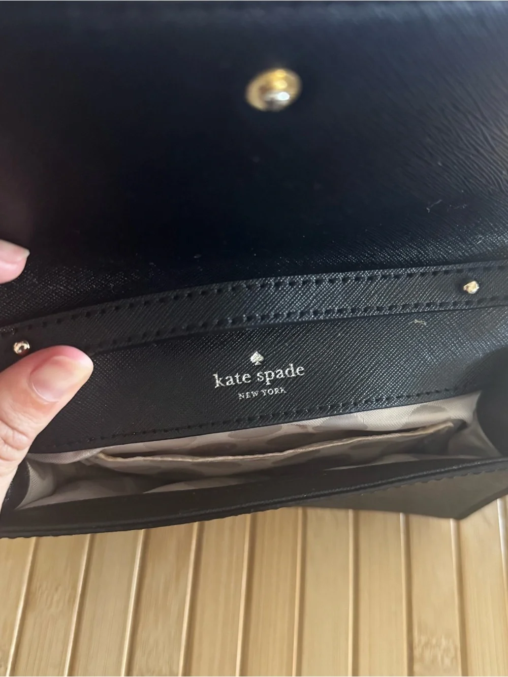 KATE SPADE Cedar Street Cami Crossbody Bag Black Women Size Small Everyday